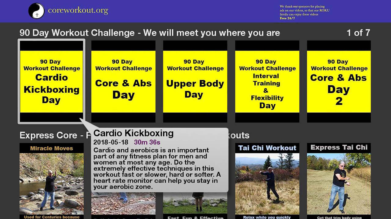 Free Workout Channel