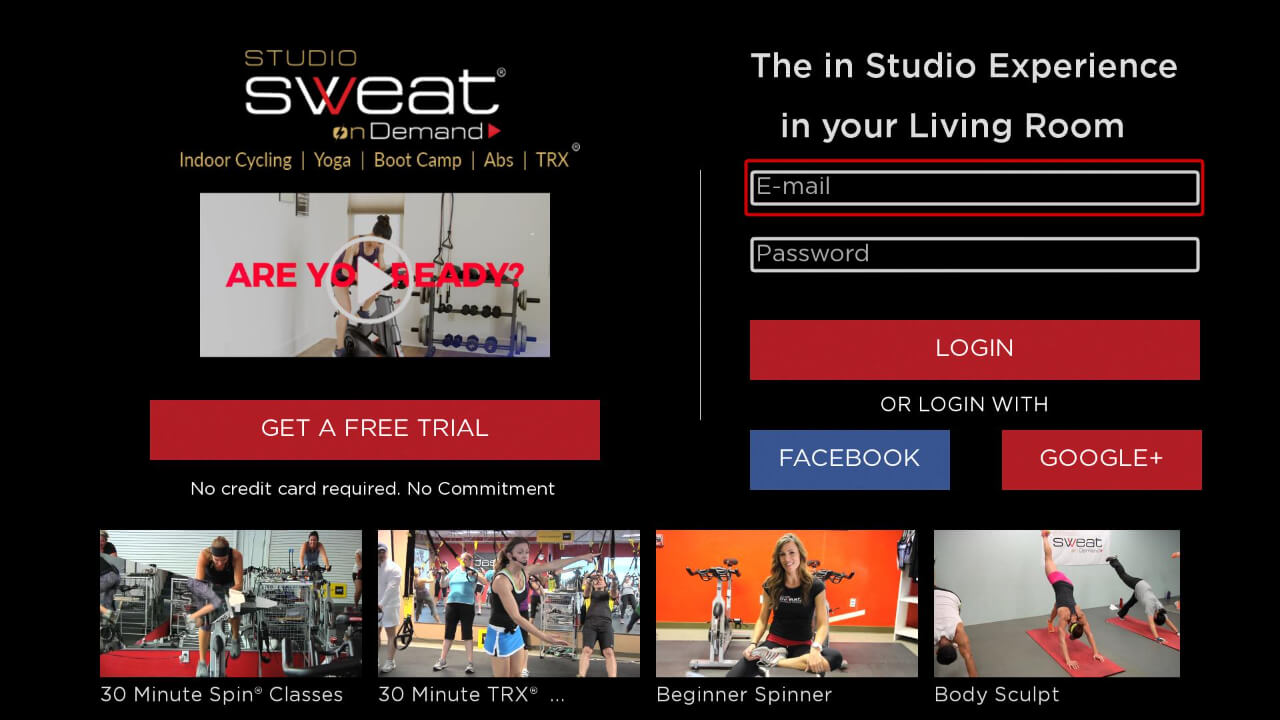 Studio Sweat onDemand