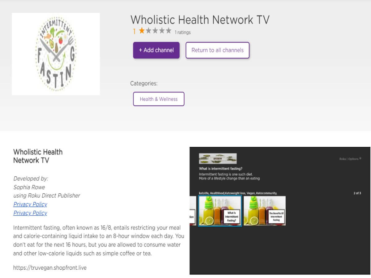 Wholistic Health Network TV_amp